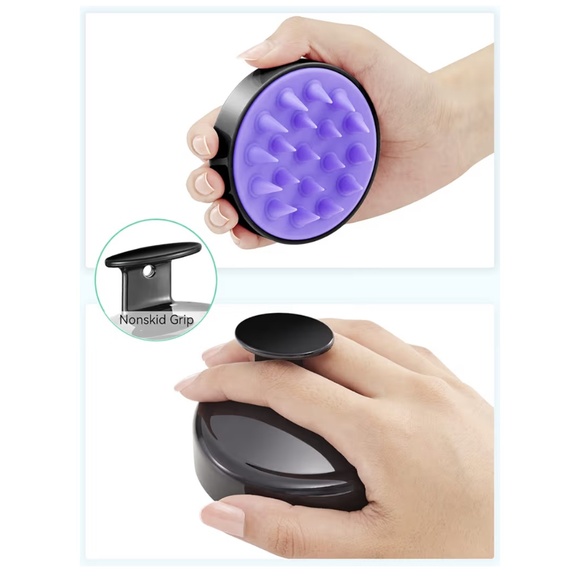 Silicone Scalp Massager Brush | Dandruff Removal & Deep Clean | NEW - Picture 2 of 2